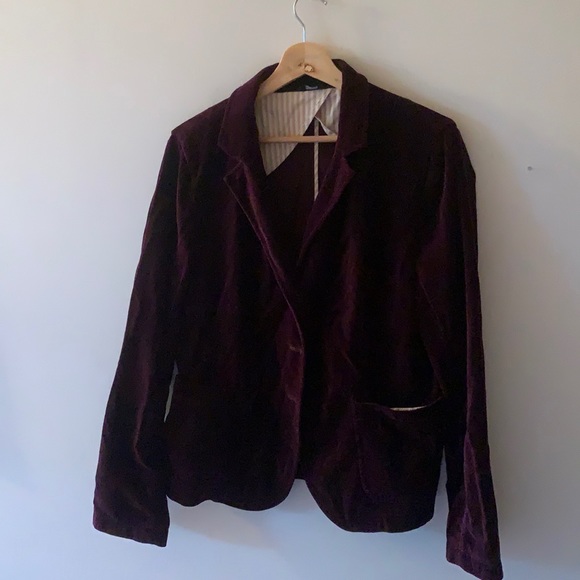 J crew velvet jacket